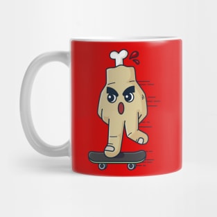 Skateboard Hand Mug